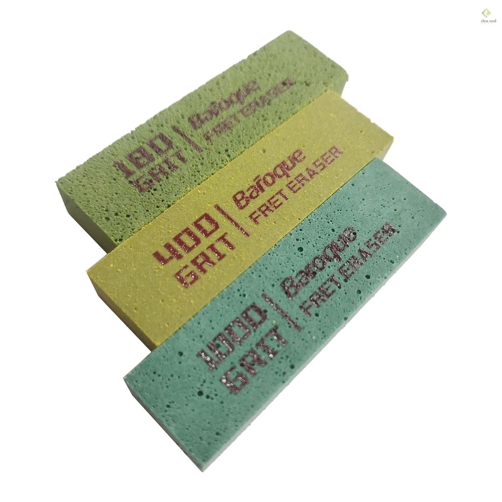 D&L Guitar Fret Polishing Erasers Abraisive Rubber blocks for Polishing ...