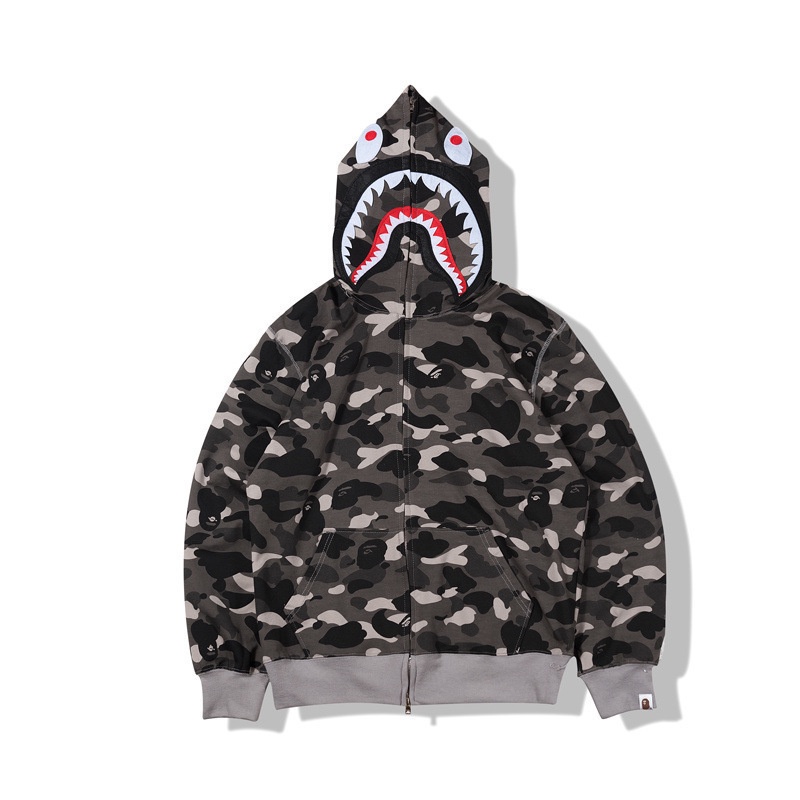 BAPE Super COOL SHARK STYLE BAPEJacket | Shopee Malaysia