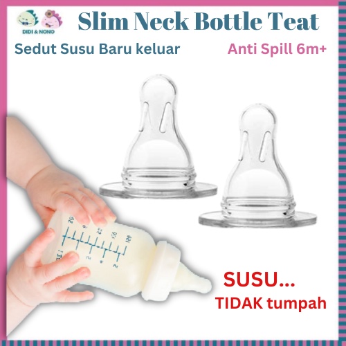 X Cut Susu Puting Biasa Sesuai Semua Botol Standard Neck Slim Neck Sedut Baru Keluar Susu Teat