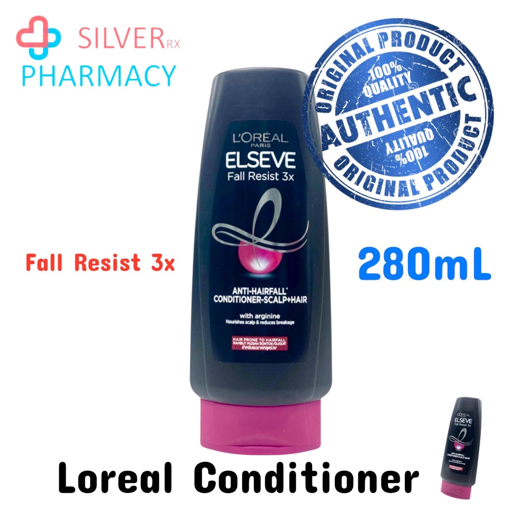 L'oreal Paris Elseve Fall Resist 3X AntiHairfall ConditionerScalp+Hair 280ml Shopee Malaysia