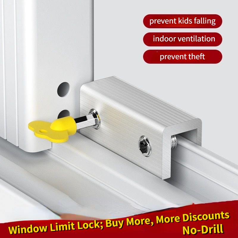 Window Limit Lock Aluminum Alloy Window Stopper Screen Window Door ...