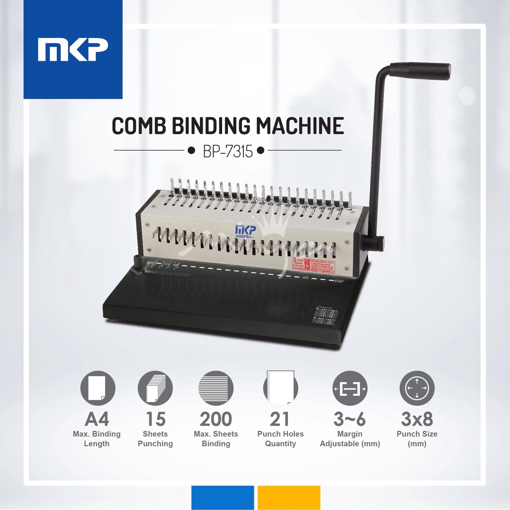 MKP Binding Machine BP-7315 (15sheets) | Shopee Malaysia