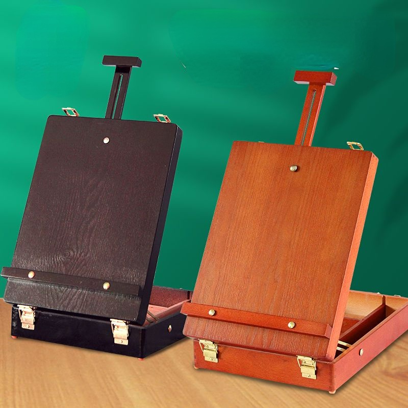 Easel Paint Box Art Student Portable Art Toolbox Desktop Easel Easel