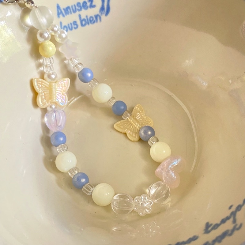 Pound Of Sugar // Bubbly Bloop Handmade DIY Acrylic Beaded Keychain ...