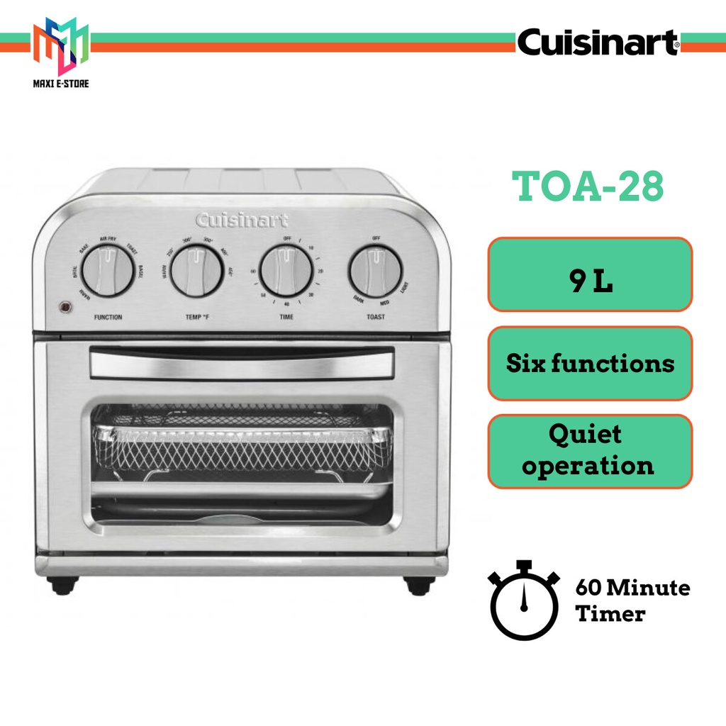 Cuisinart TOA28 Compact Air Fryer Toaster Oven TOA28 Shopee Malaysia