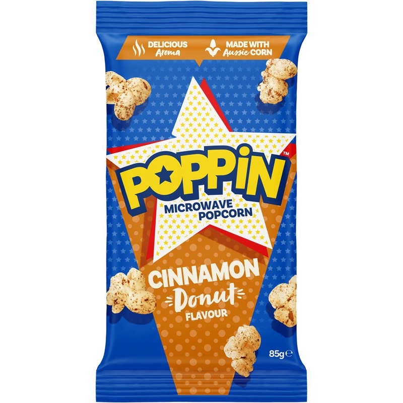 Poppin Microwave Popcorn Cheese/ Sea Salt/ Butter/ Butter lite/ Triple