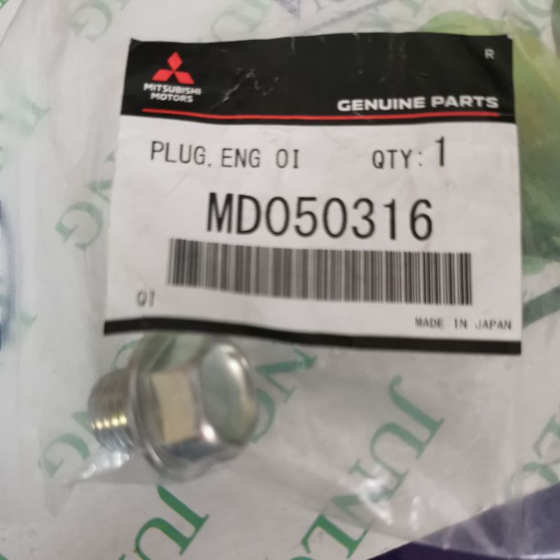 engine oil drain plug/screw/bolt nut mitsubishi lancer/asx/outlander