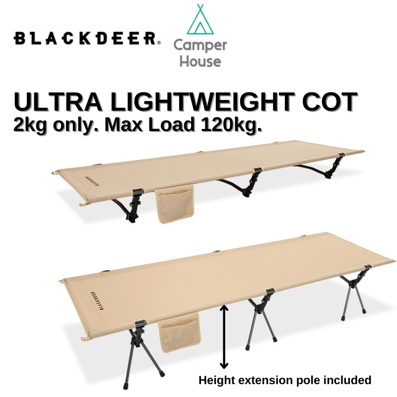 [Ready Stock] Blackdeer Folding Ultra Lightweight Camping Outdoor Cot