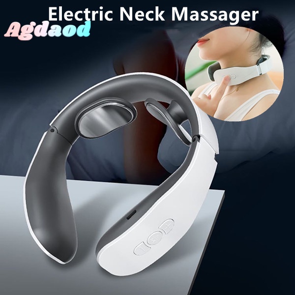 Neck Massager with Heat Micro Electric Massager for Neck Shoulder Pain  Relief USB Neck Massager Relax Muscles Floating 4 Heads Vibrator Heating  Massager for Women & Men Heated Intelligent Neck Massager Cordless