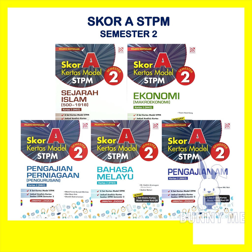 Skor A Kertas Model Stpm Semester 2 2022 Pelangi Shopee Malaysia