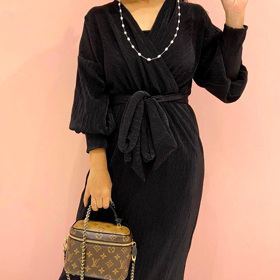 Feera Belted Casual Dress | Shopee Malaysia