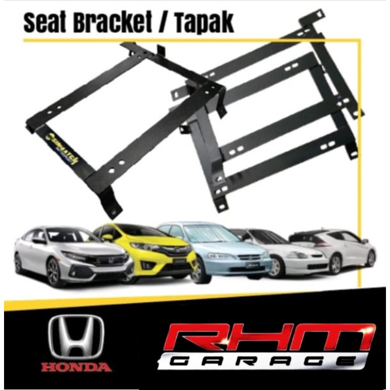 Honda Seat Rail Subframe Tapak Bracket Recaro / Bride civic ek eg ef fc