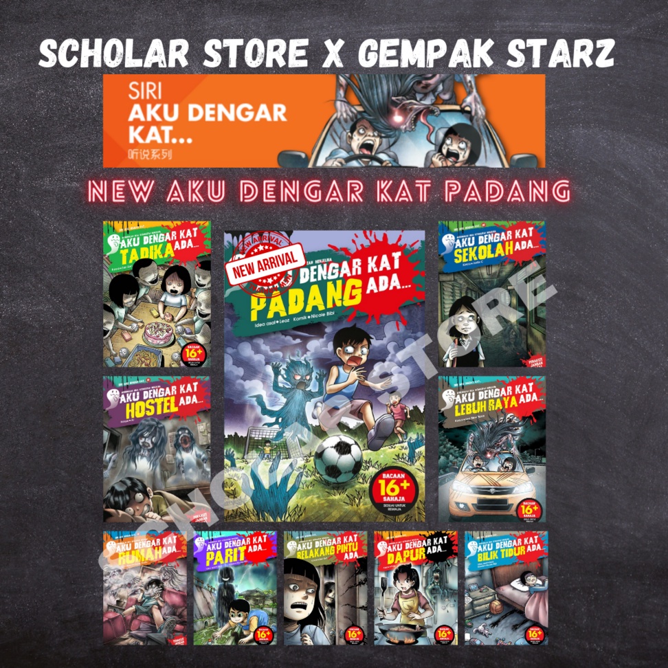 [scholarstore] Comic Komik Gempak Starz Aku Dengar Kat Jilid 01