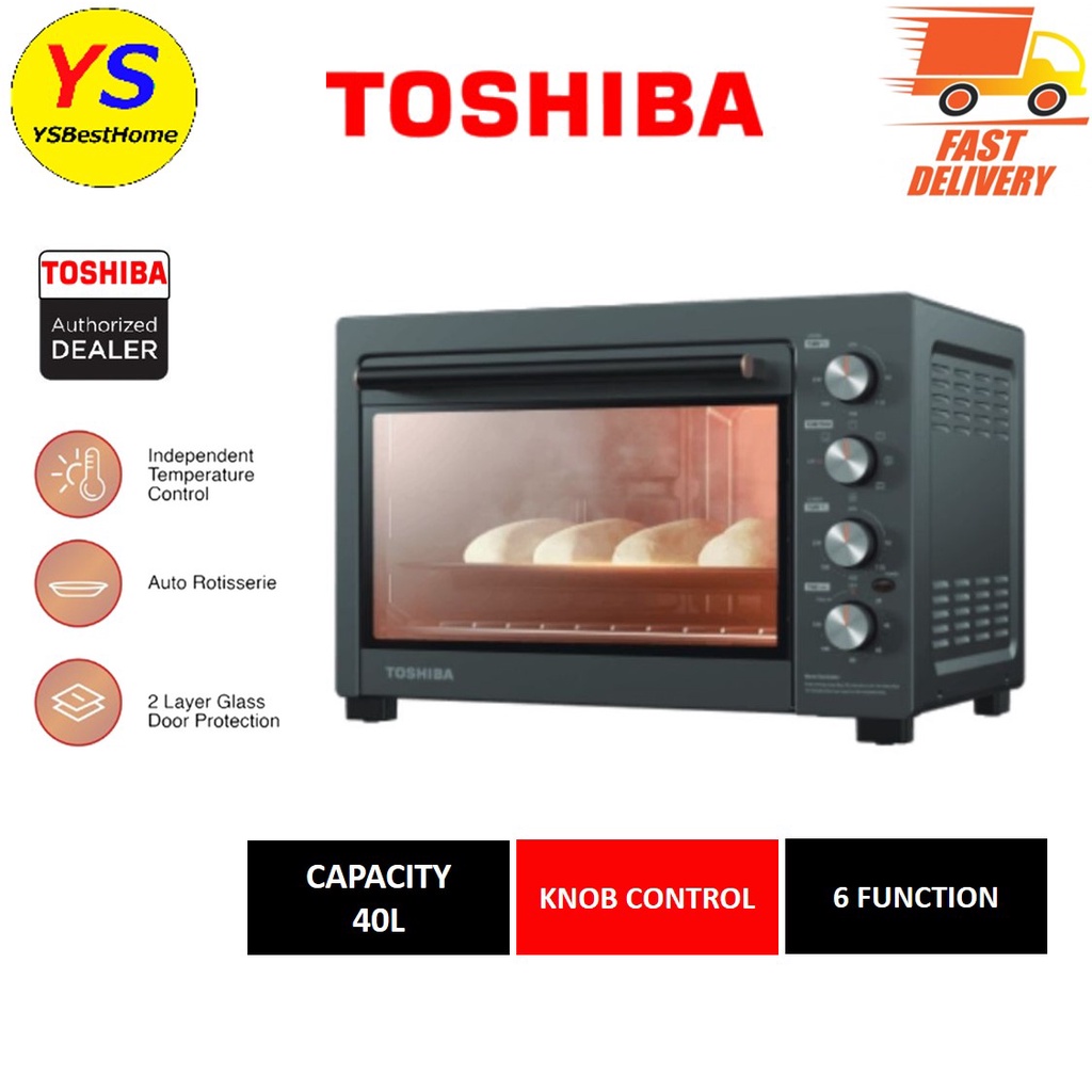 Toshiba Toaster Oven With Convection & Rotisserie Function (40L) TLMC40EZF(GR) Shopee Malaysia