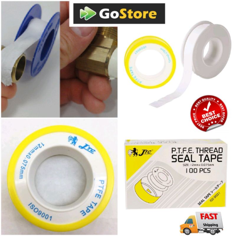 White Tape For Pipe/ 12mm x 0.075mm PTFE TAPE/ Thread Seal Tape ...