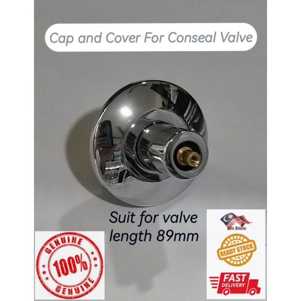 **Ready Stock** Solid Chrome Wall Flange Stopcock Casing / Cap and