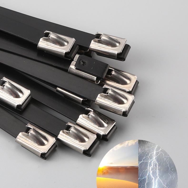 Flame Retardant SS 304 Polyester Epoxy PVC Coated Stainless Steel Cable Ties for General Use Shopee Malaysia