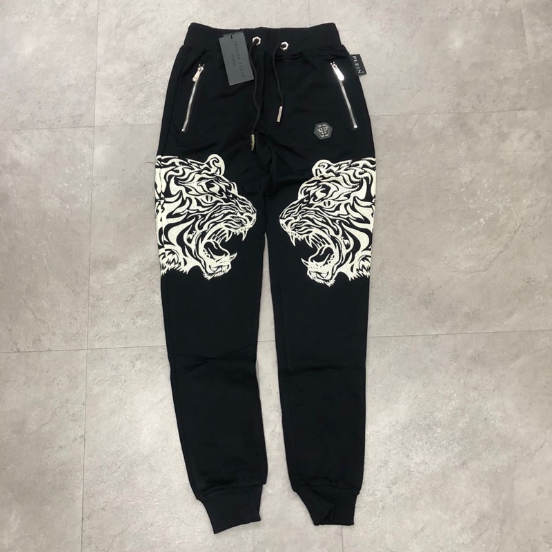 ✓New Philipp plein tiger 🐯 zip jacket set sweater sweatpants