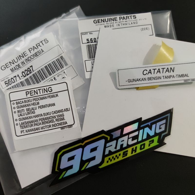 Ninja 150 SERIES ORIGINAL LABEL Tank Sticker | Shopee Malaysia