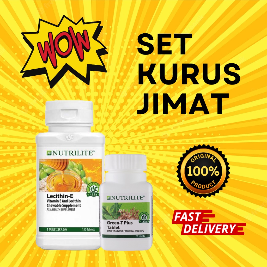 🔥READY STOCK🔥 Set Kurus Jimat AMWAY Nutrilite GreenT Plus 30