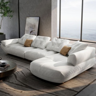 Baxter Minimalist Modern Light Luxury Puff Cream Sofa