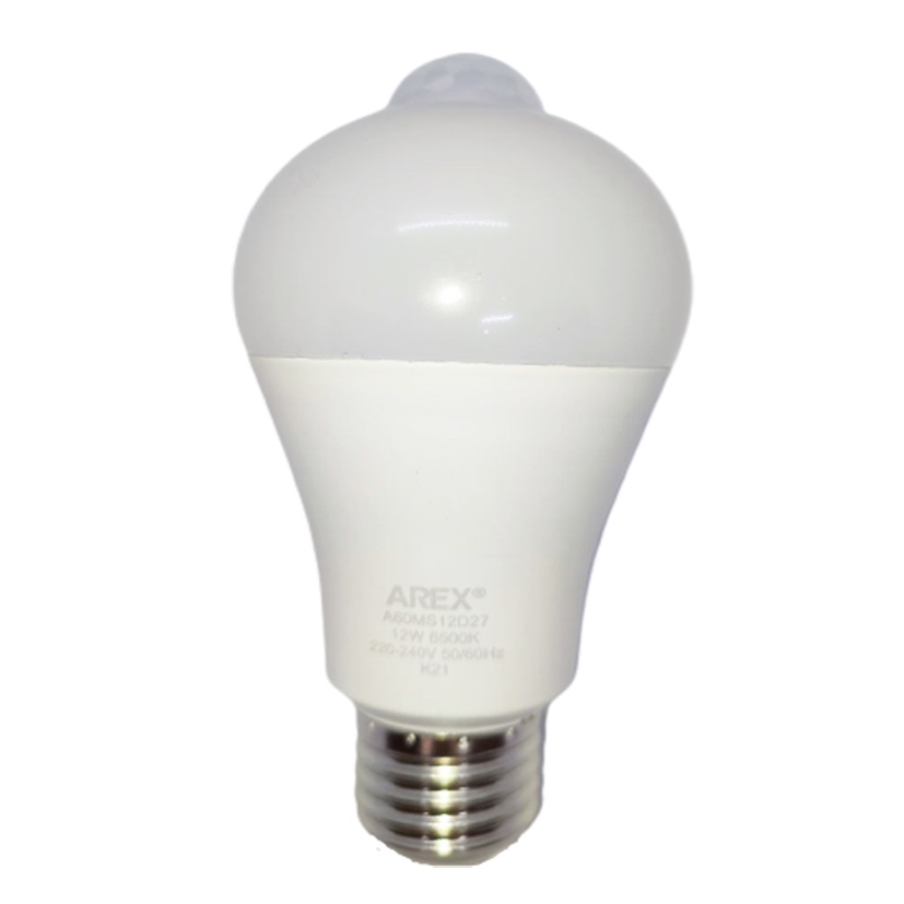 HIGH QUALITY AREX LED E27 12W SMART MOTION SENSOR BULB AUTOMATIC SENSOR