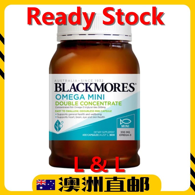 [Ready Stock EXP: 02/2027yr] Blackmores Omega Mini Double Concentrate ...