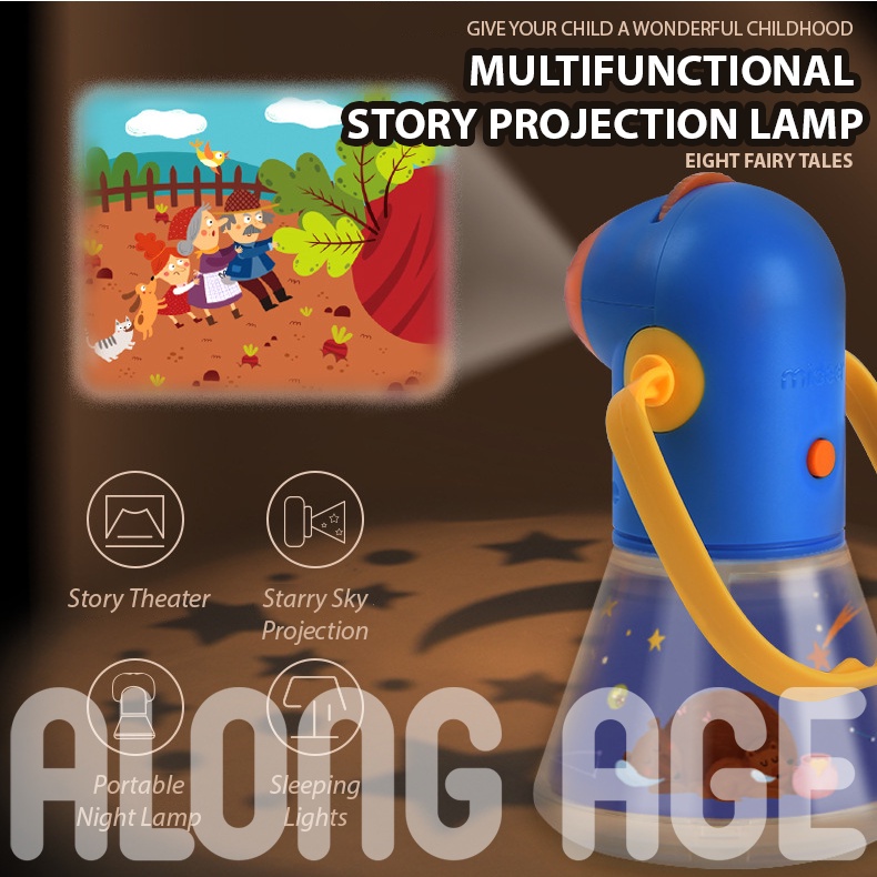 Genuine Kids Storybook Torch 4 In 1 Bedtime Story Lamp Storybook