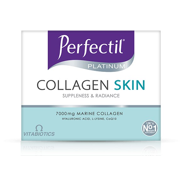 Vitabiotics Perfectil Platinum Collagen Skin Drink 10 x 50ml Bottles ...