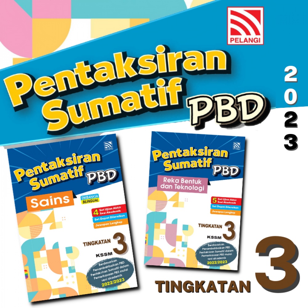 Pelangi Pentaksiran Sumatif Pbd Kssm Tingkatan Shopee Malaysia