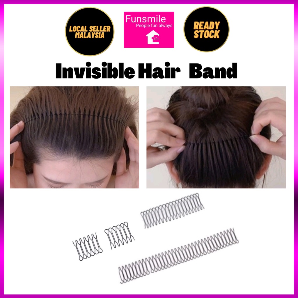 Invisible Hair Band Sikat Rambut Perempuan Hairband Women Hairband Cute ...