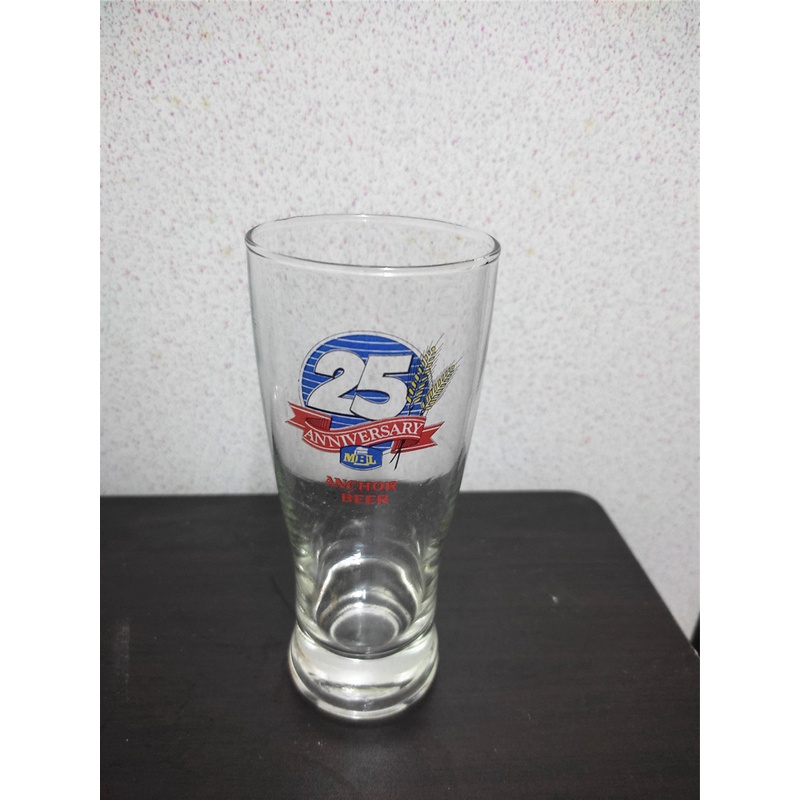 Anchor Beer 25 anniversary beer glass 250ml | Shopee Malaysia