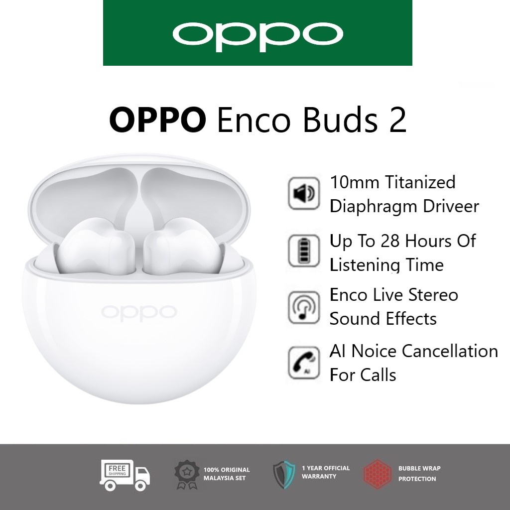 OPPO Enco Buds 2 Pro / Enco Buds 2 l 2 True Wireless Earphones ...