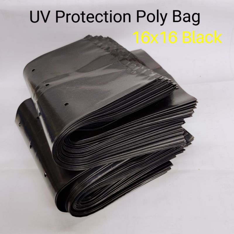 Poly beg hitam UV Protection poly bag/ Nursery plantation plastic bag ...