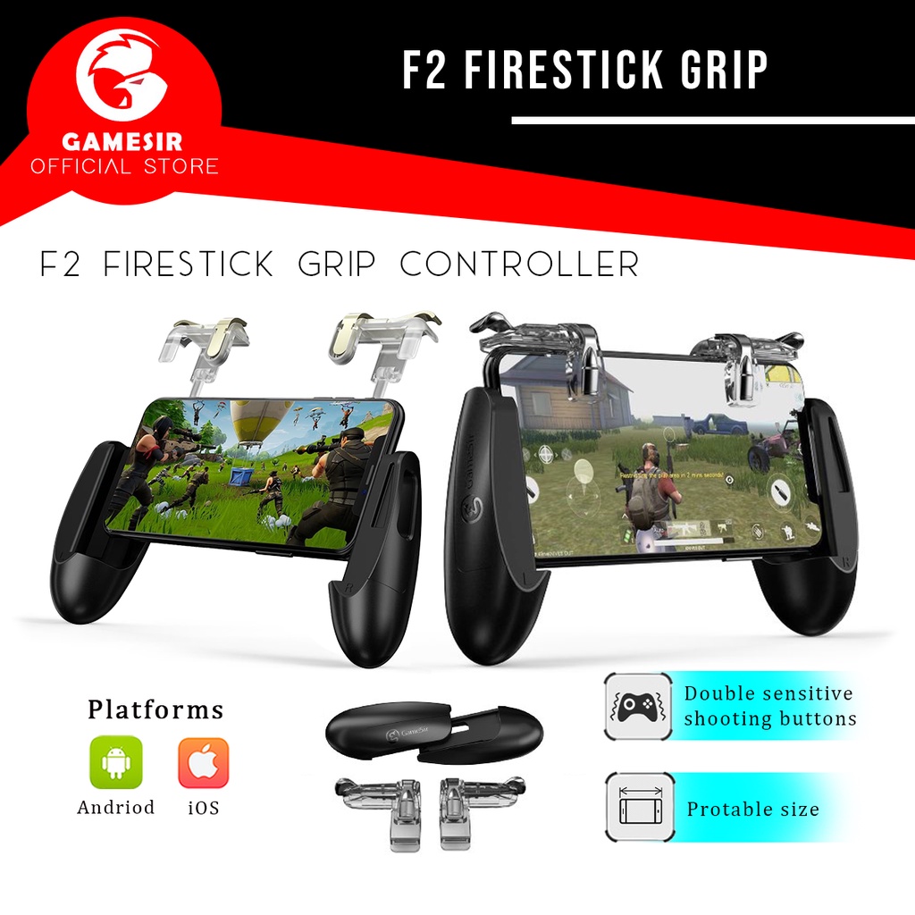 Gamesir F2 Firestick Mobile Gaming L1 R1 Grip For Mobile Fortnite Pubg