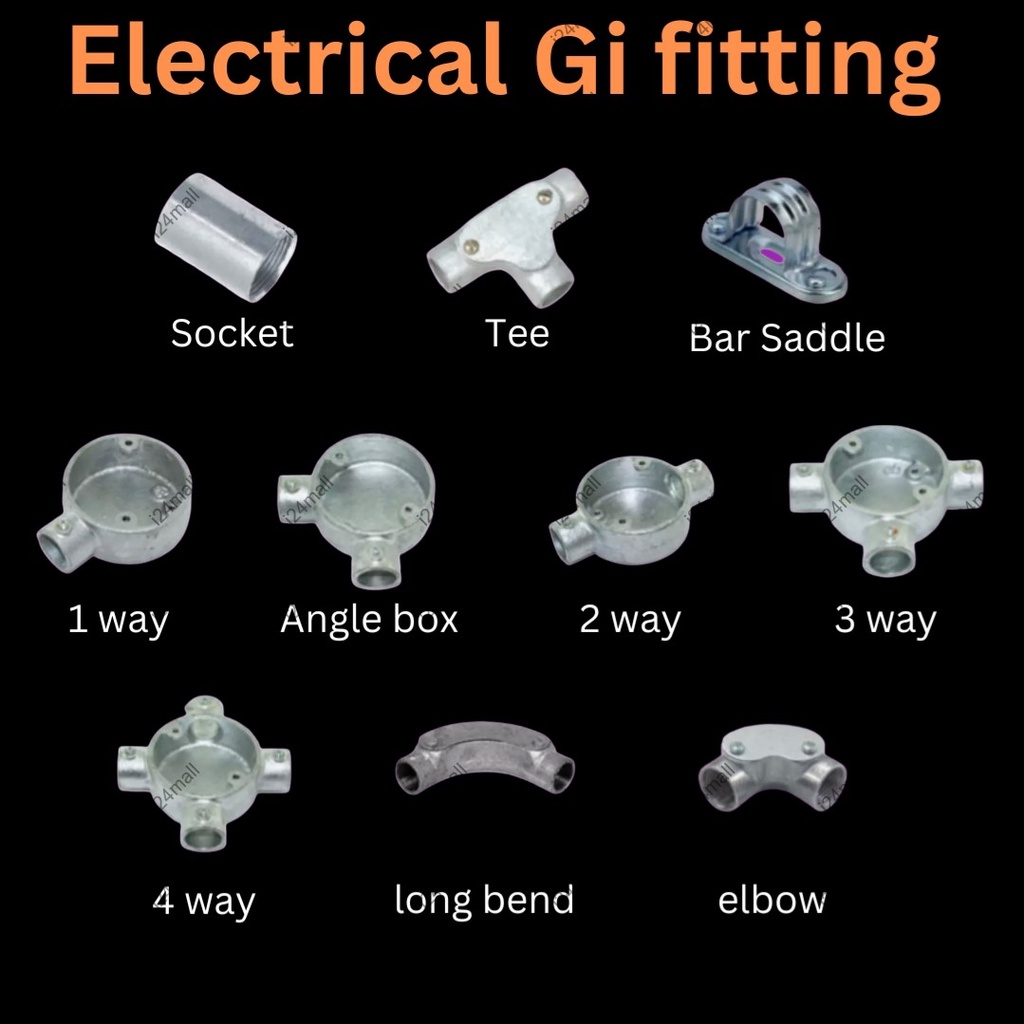 GI Fittings Galvanized Iron Besi Fitting | Shopee Malaysia