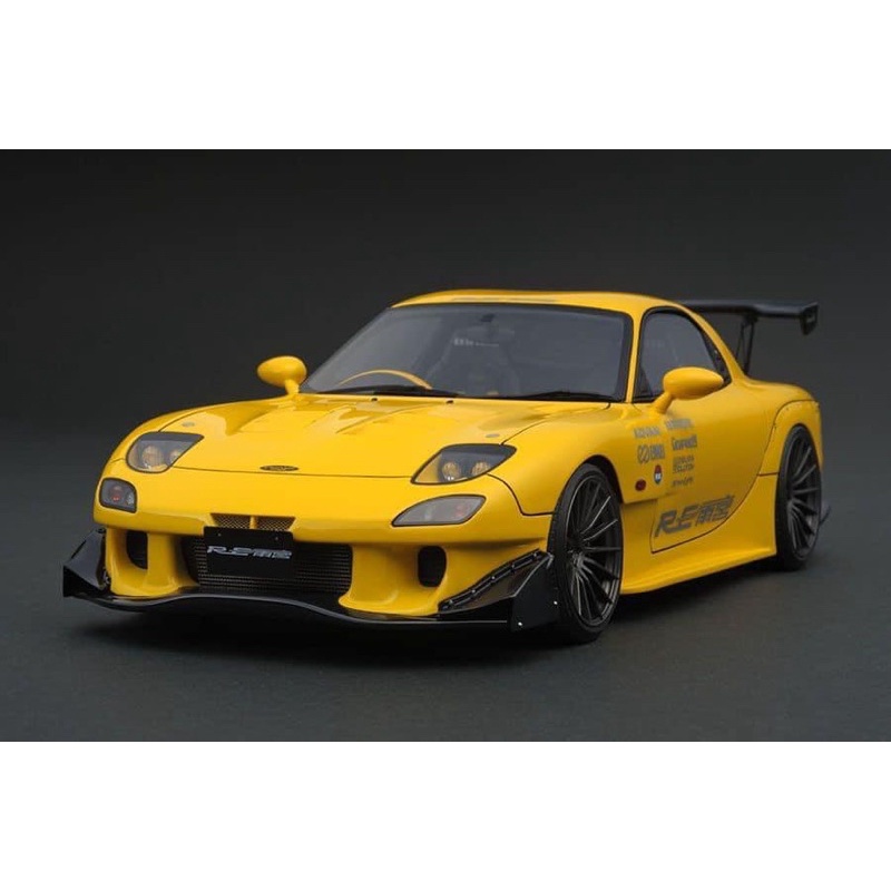 Ignition Model IG1042 1/18 Scale MAZDA RX-7 (FD3S) RE Yellow | Shopee ...