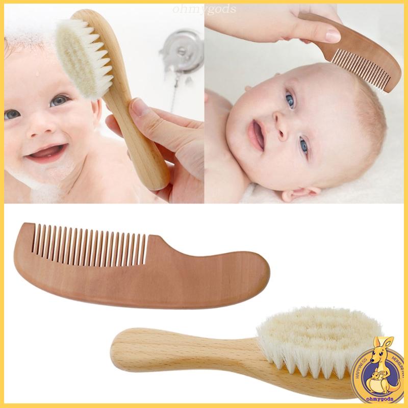 OMG* Infant Hair Brush Portable Handle Hair Brushes Cradle Caps Hair