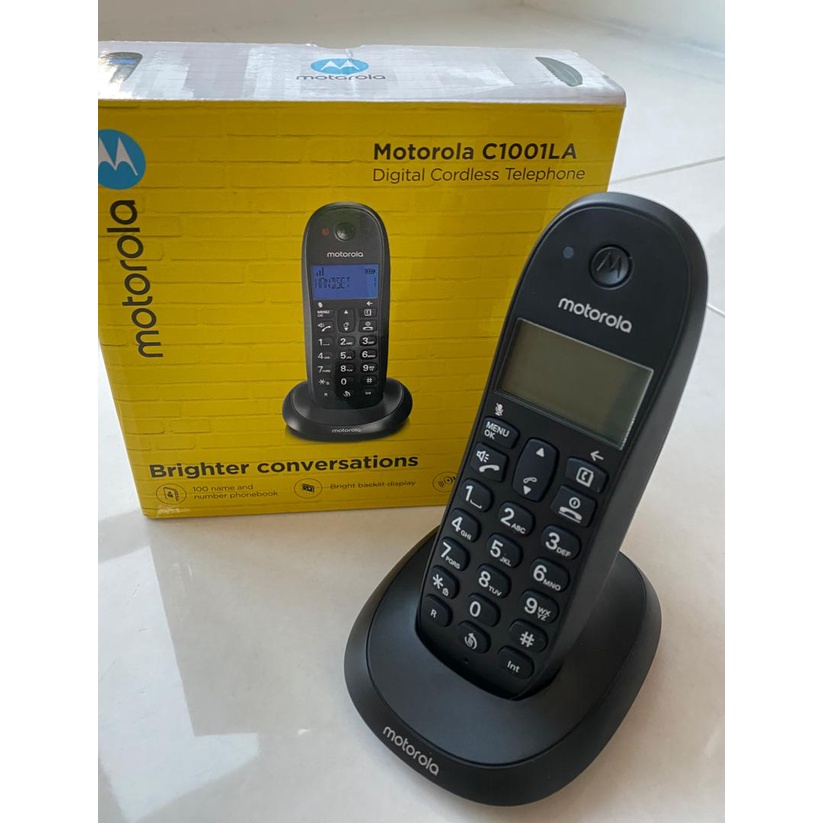 Motorola Digital Cordless Telephone C1001LA Shopee Malaysia
