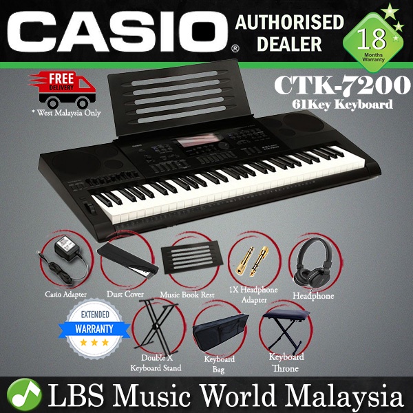 Keyboard ctk 7200 best sale