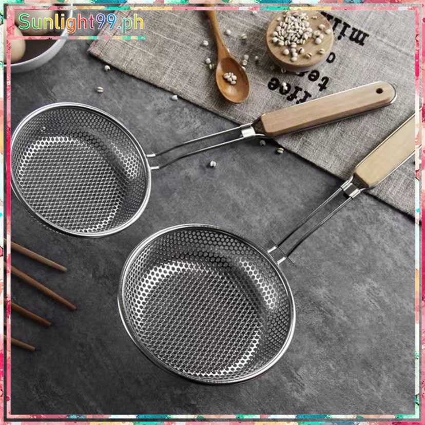 Live Well 5-Inch Stainless Steel Noodle Skimmer – Fine Mesh Strainer Basket (FSK005)