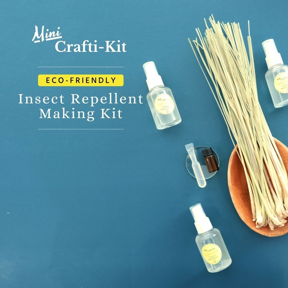 EcoFriendly INSECT REPELLENT DIY Kit by Mini CraftiKit Make & Craft