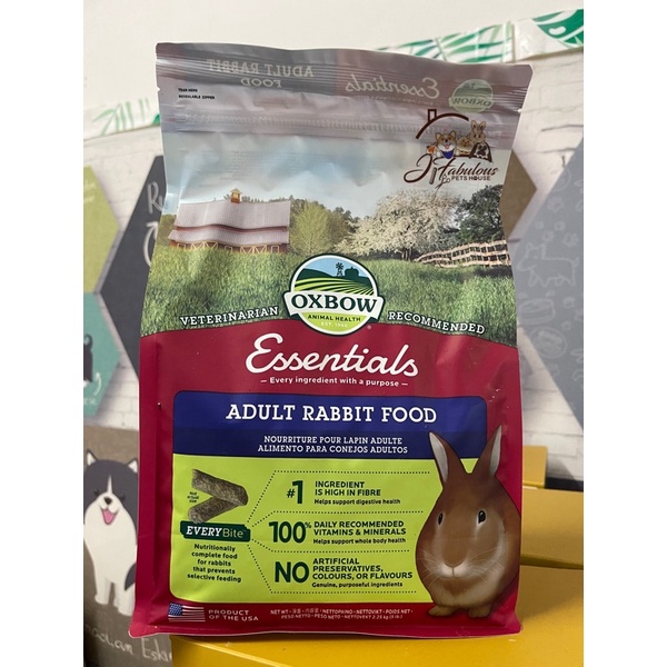 Oxbow Adult Rabbit Food 5lb (2.25kg)【Exp3/26】 | Shopee Malaysia