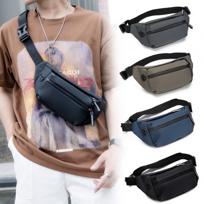 Readystock Men chest bag Men waist Bag Men's Shoulder bag lelaki men ...