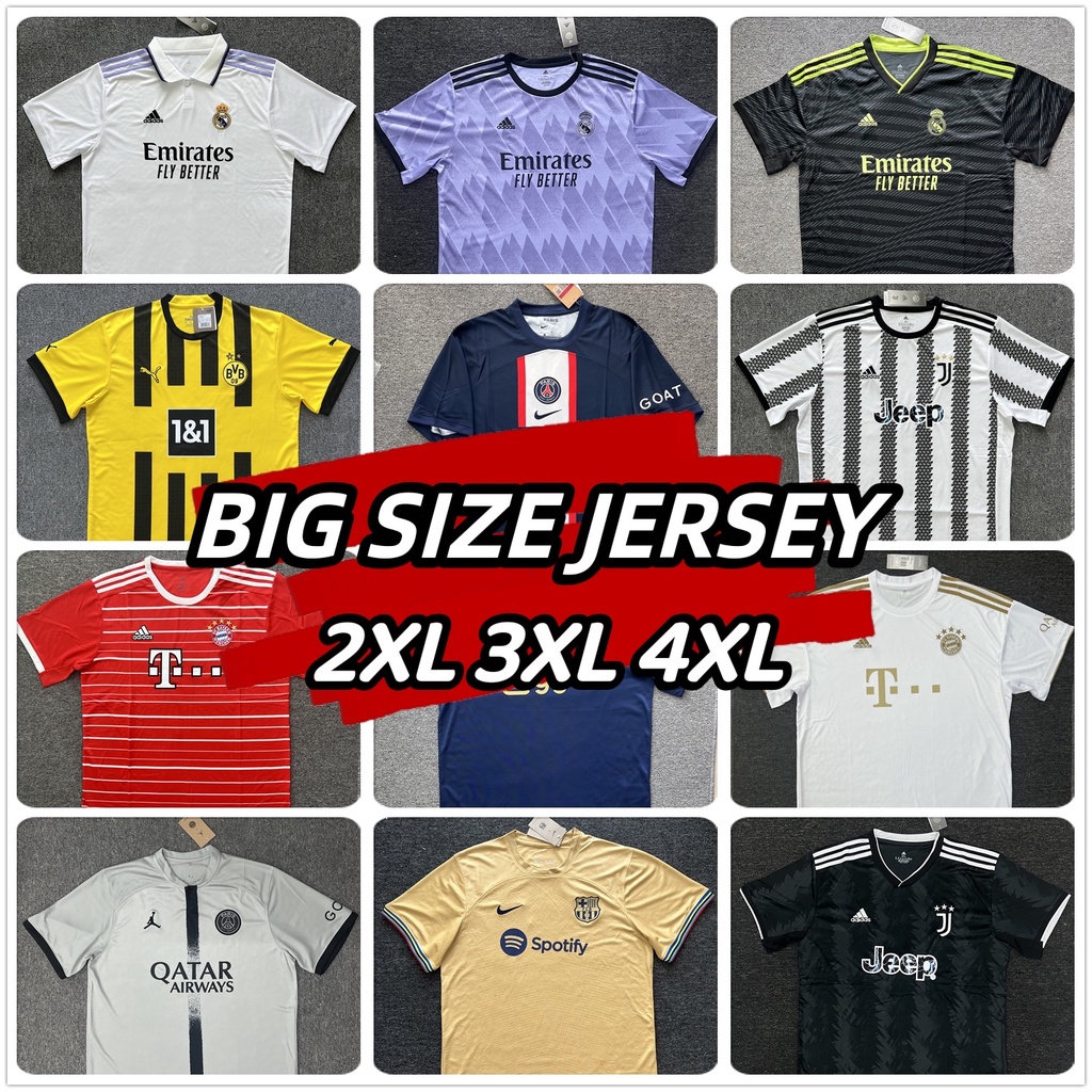 Big Size Jersey Giant Size Big Size Plus Size Jersey Football Jersey