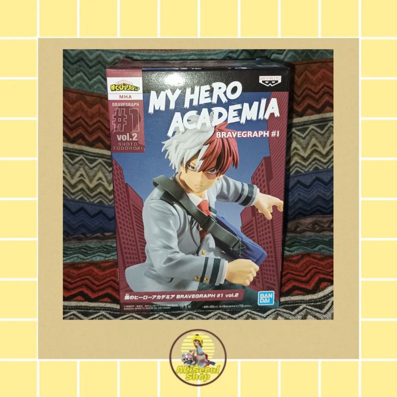 Figurine Hitoshi Shinso My Hero Academia Banpresto Bravegraph #2 Vol.1 de 14 cm en PVC