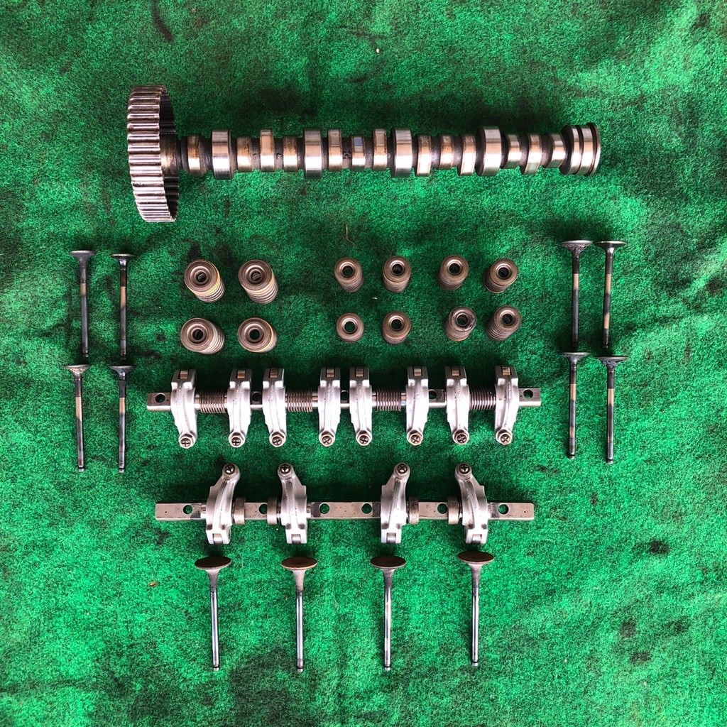 VALVE SET WITH COMPLETE ROCKER ARM PROTON WIRA / ISWARA [4G15] Shopee