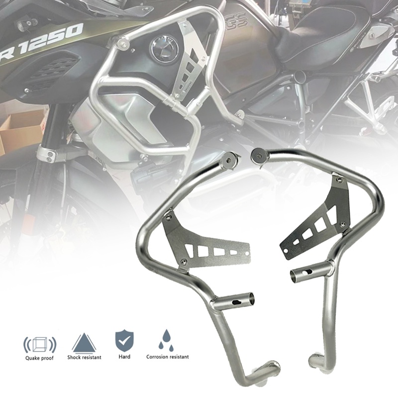 Upper Crash Bar bumper frame protection engine highway guard For BMW