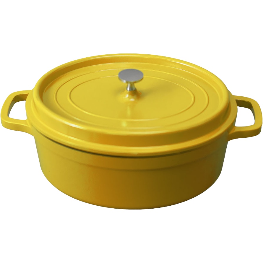 Delighto Nonstick Die Cast Aluminum 6L Casserole French Roaster Pot