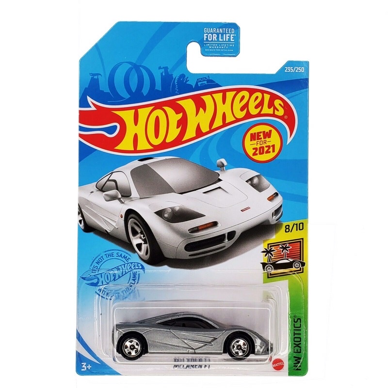 Hot Wheels Basic McLaren F1 Model Car, Silver hotwheels new 2022